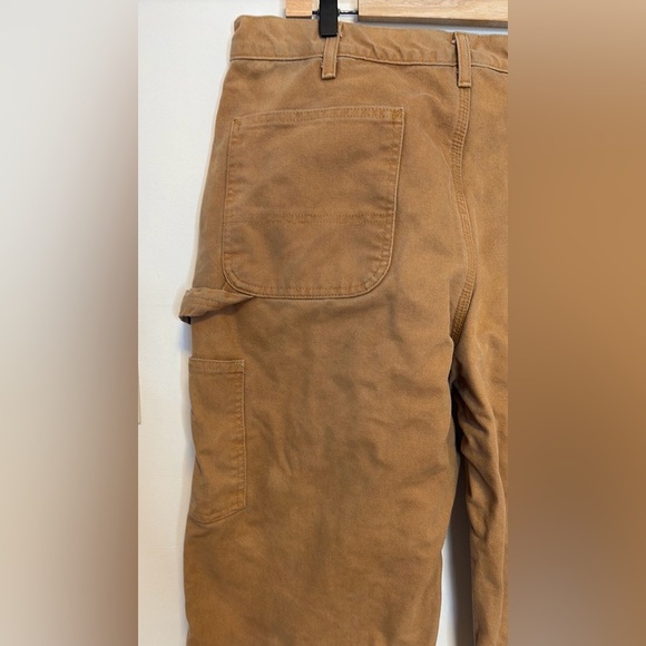Carhartt lined carpenter pants , sz 36 X 30 - Picture 6 of 12